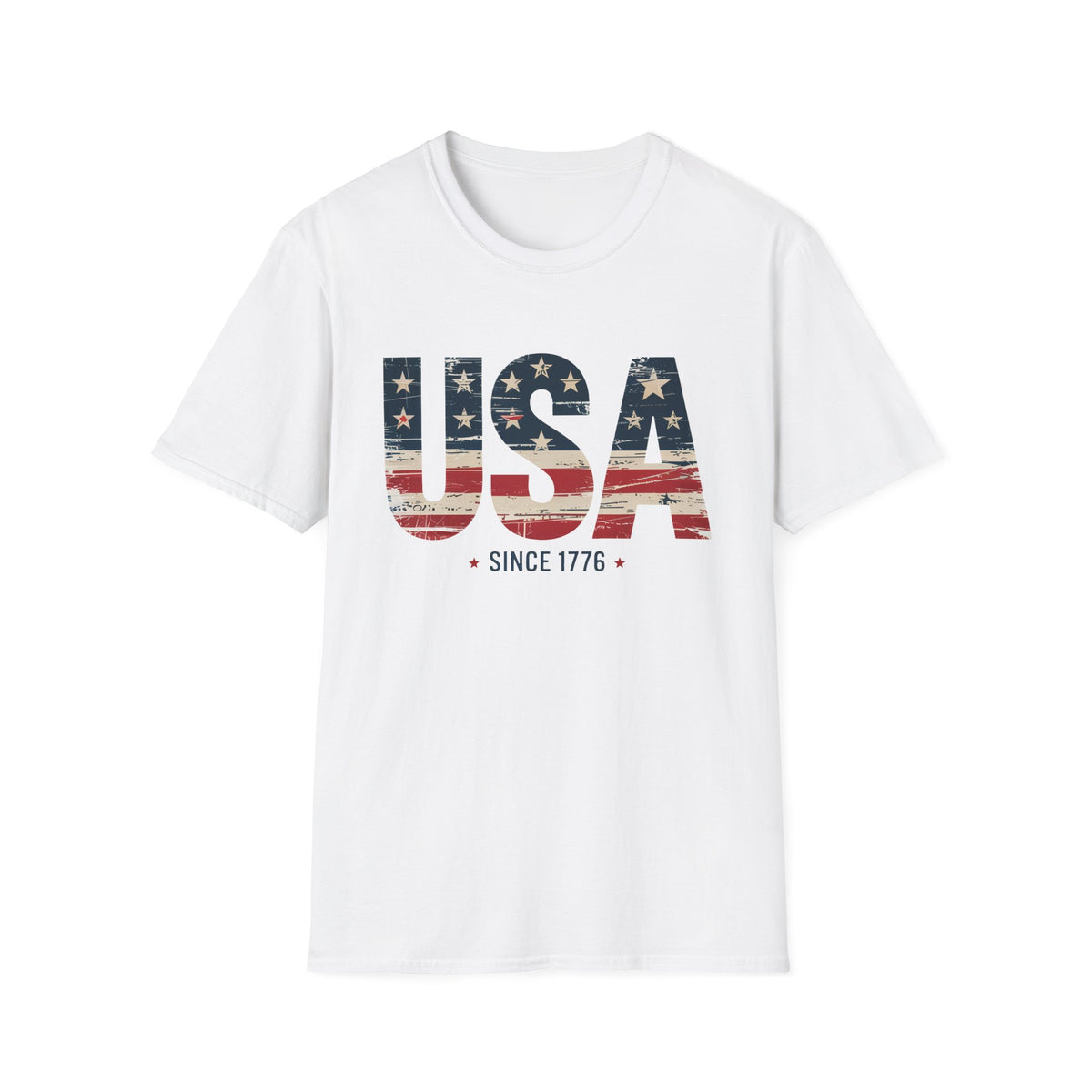 Vintage USA Flag T-Shirt — Since 1776
