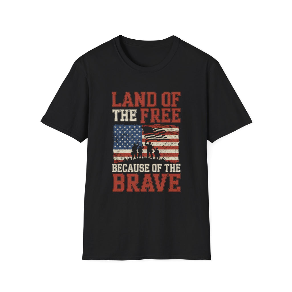 Land of the Free Because of the Brave T-Shirt