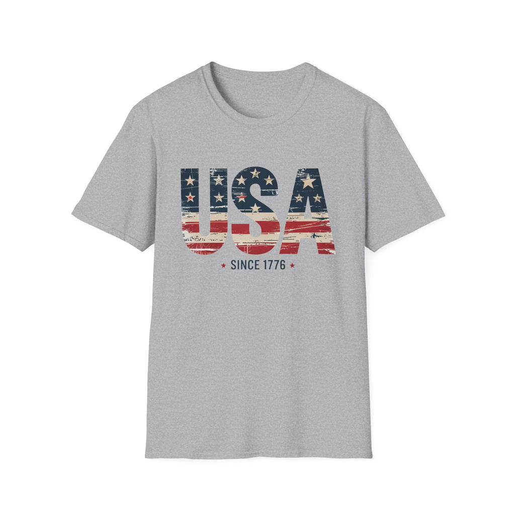 Vintage USA Flag T-Shirt — Since 1776