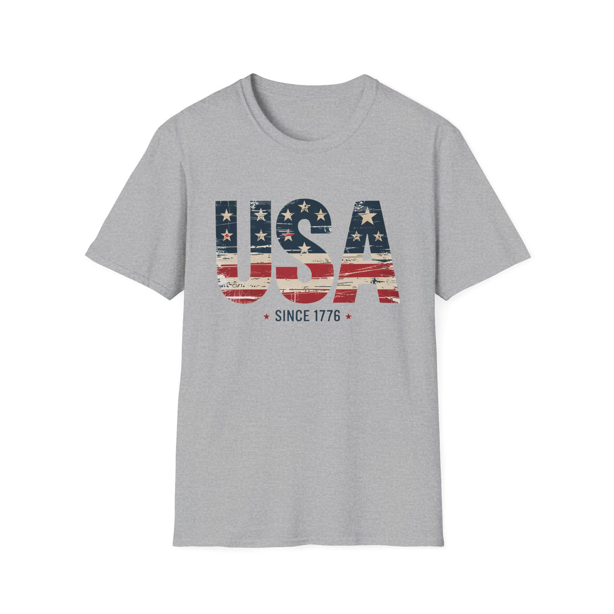 Vintage USA Flag T-Shirt — Since 1776