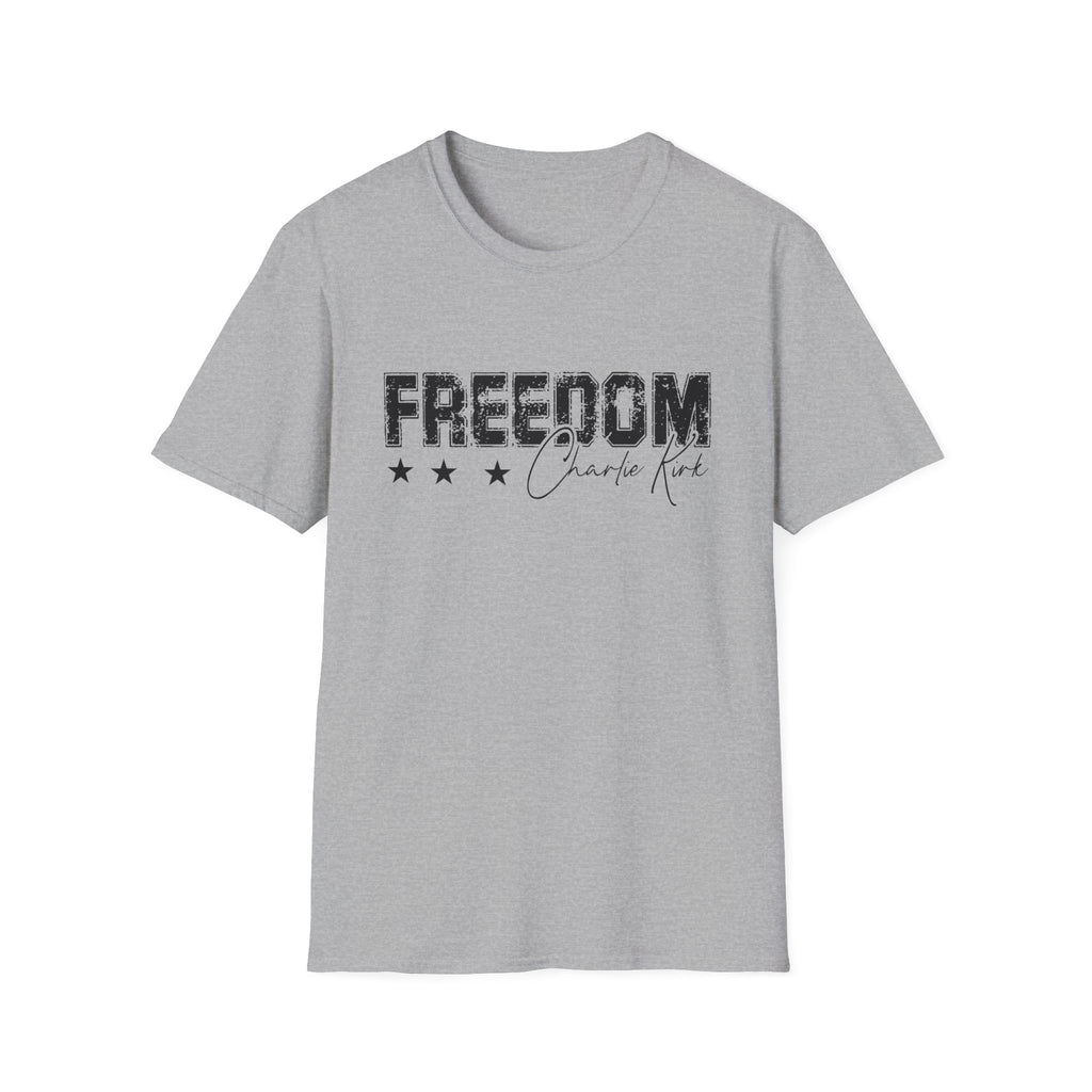 Freedom — Charlie Kirk Signature Memorial Tee