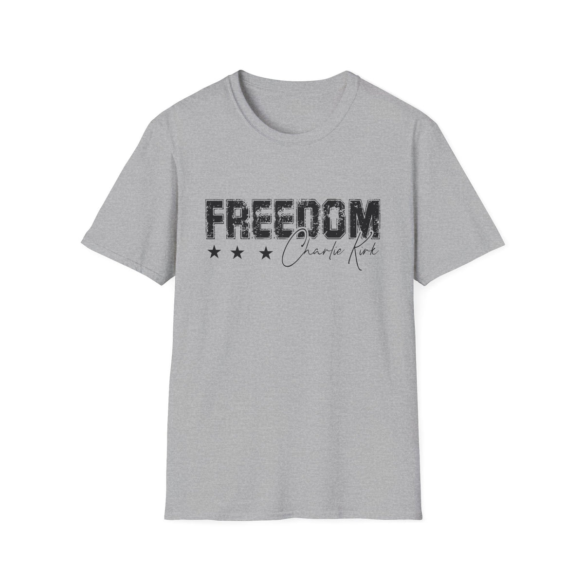 Freedom — Charlie Kirk Signature Memorial Tee