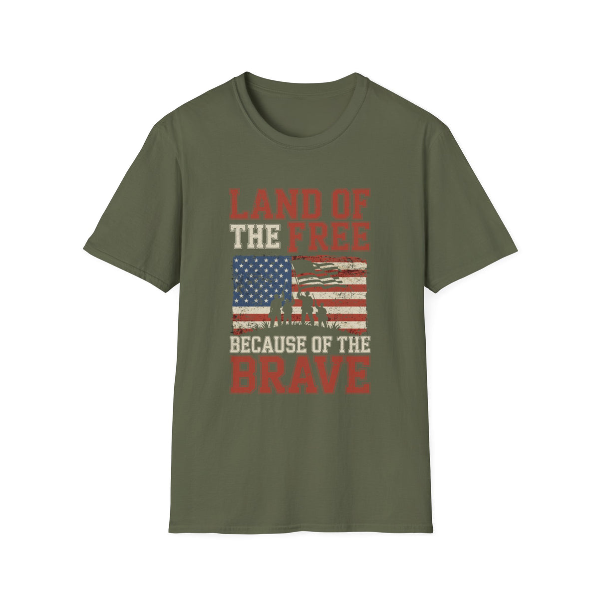 Land of the Free Because of the Brave T-Shirt