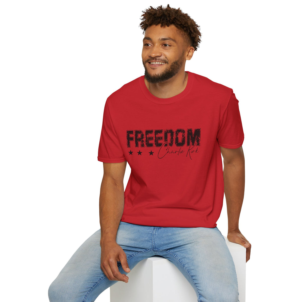 Freedom — Charlie Kirk Signature Memorial Tee