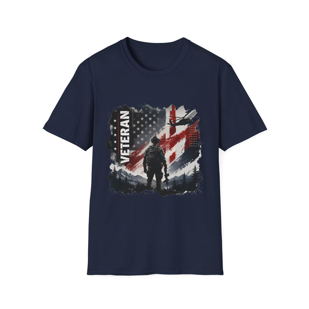 American Veteran Military Graphic T-Shirt