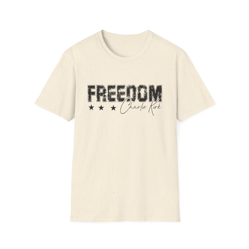 Freedom — Charlie Kirk Signature Memorial Tee