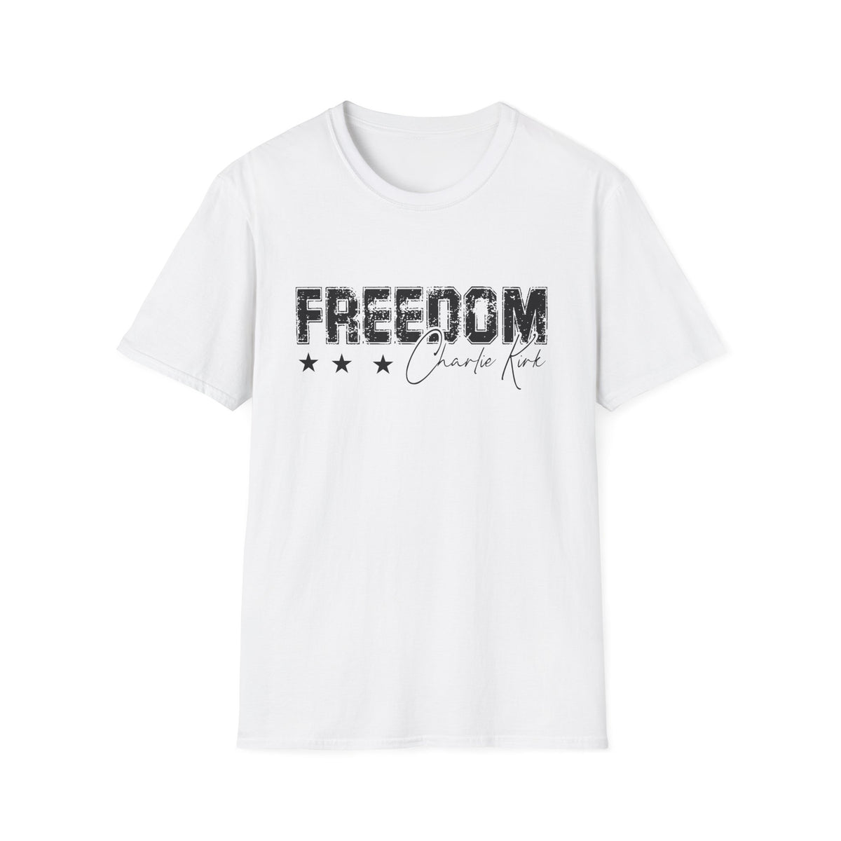 Freedom — Charlie Kirk Signature Memorial Tee
