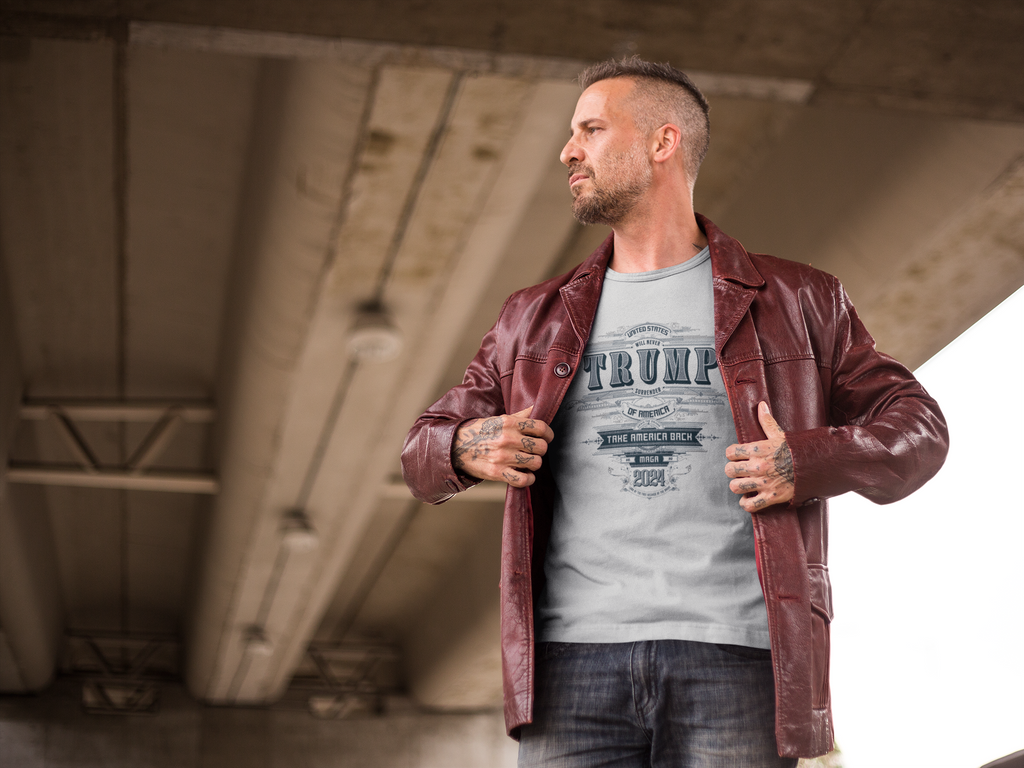 Trump 2024 — Never Surrender Vintage MAGA Tee