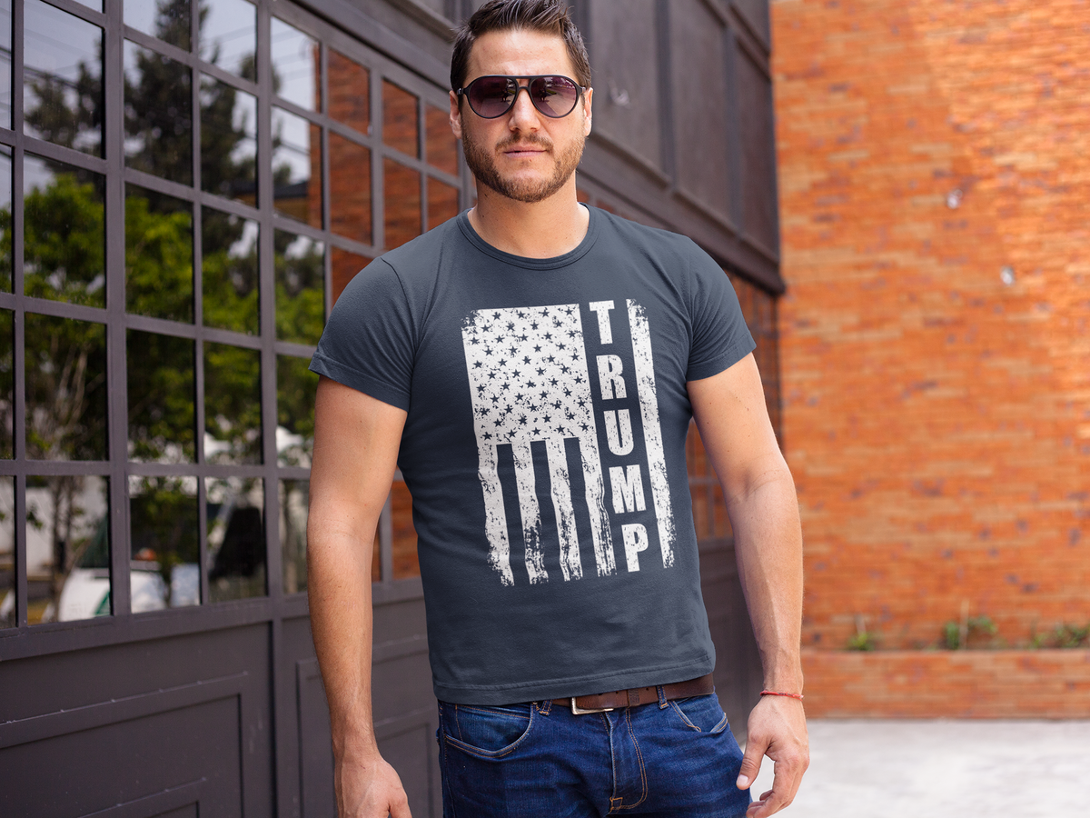 Trump Patriotic Flag Tee