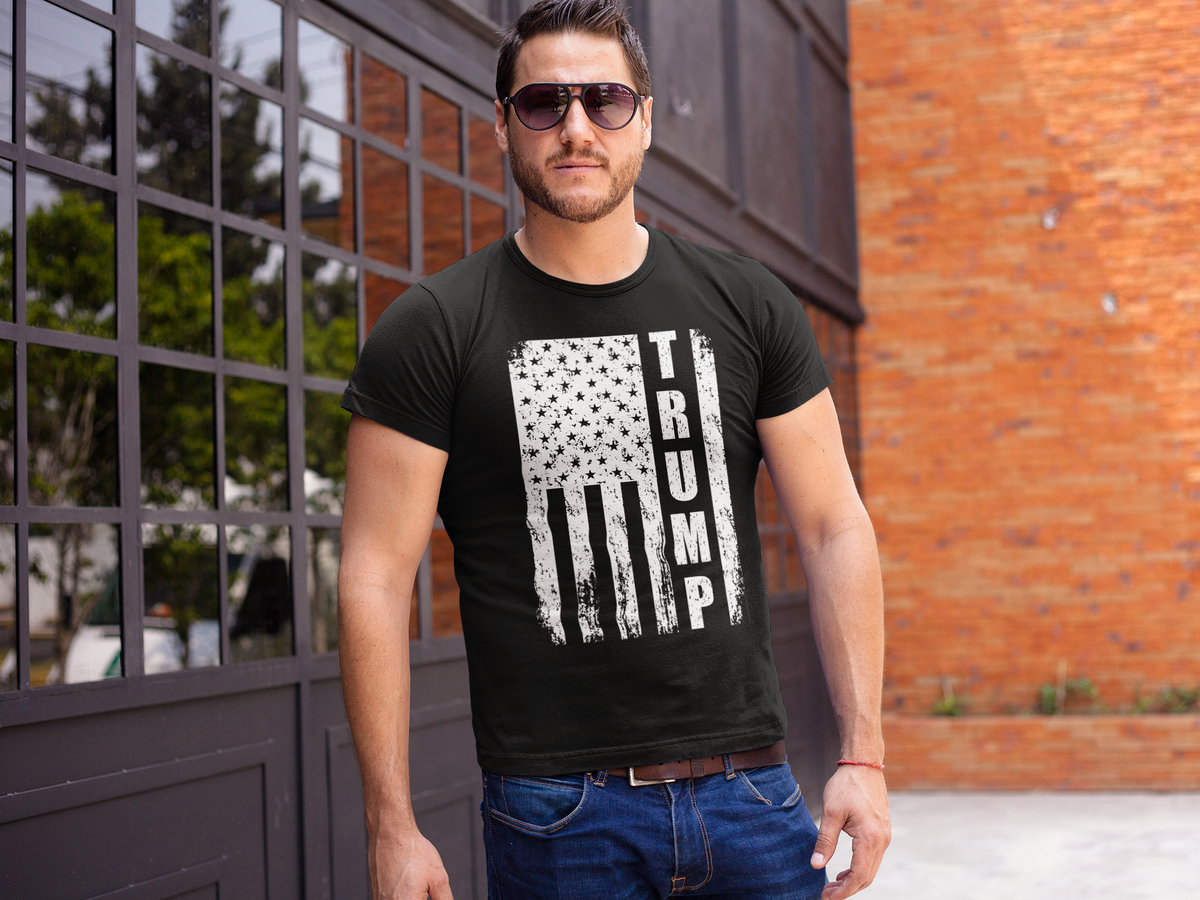 Trump Patriotic Flag Tee