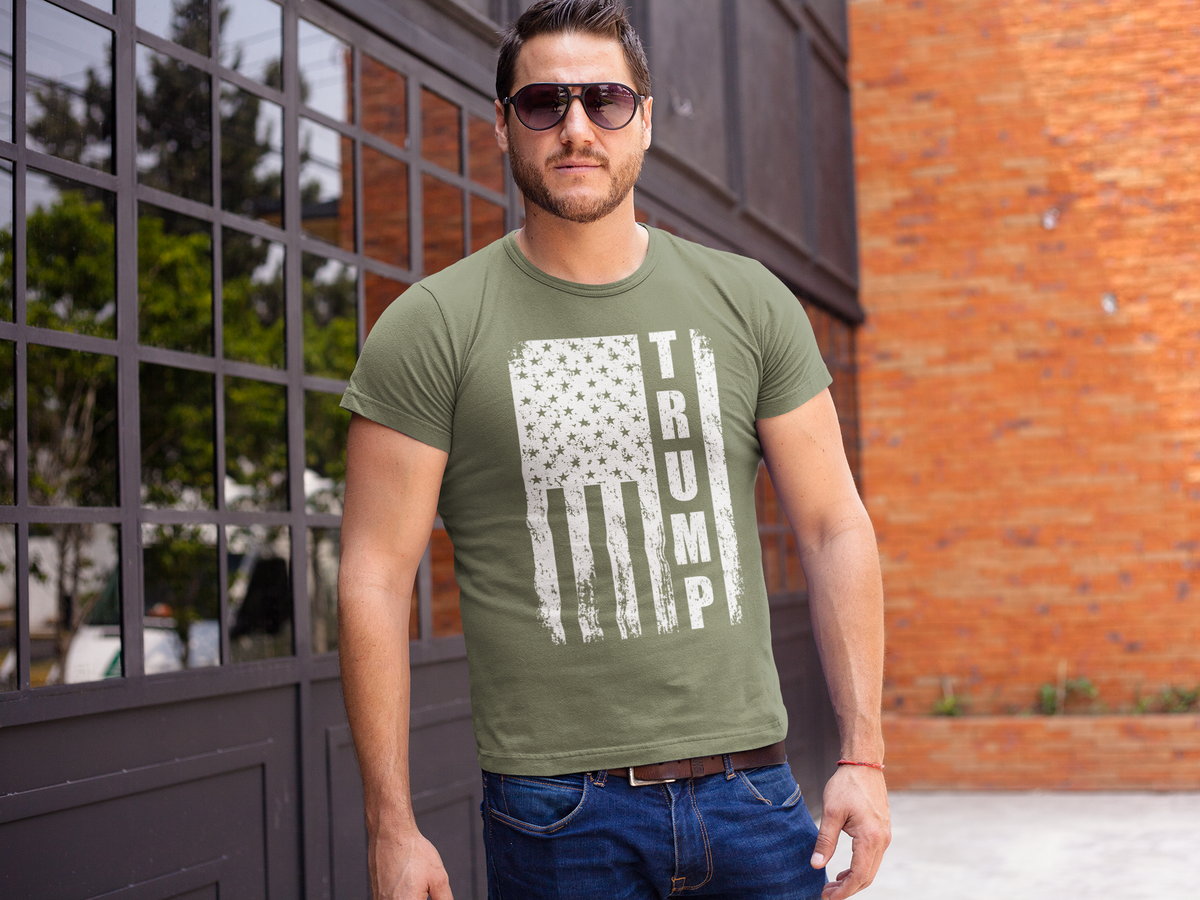 Trump Patriotic Flag Tee