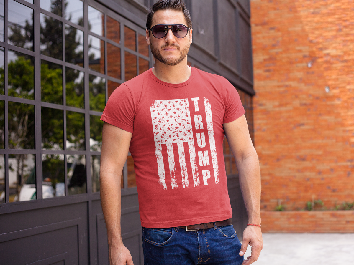 Trump Patriotic Flag Tee