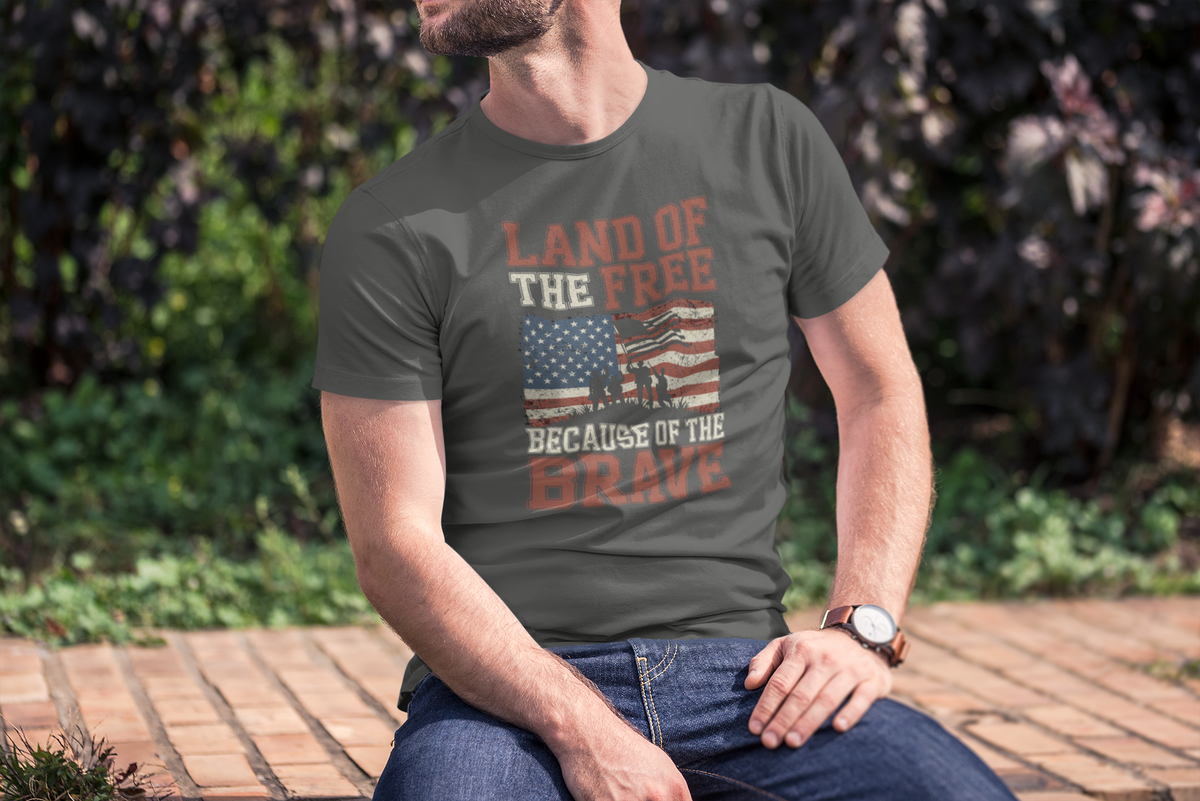 Land of the Free Because of the Brave T-Shirt