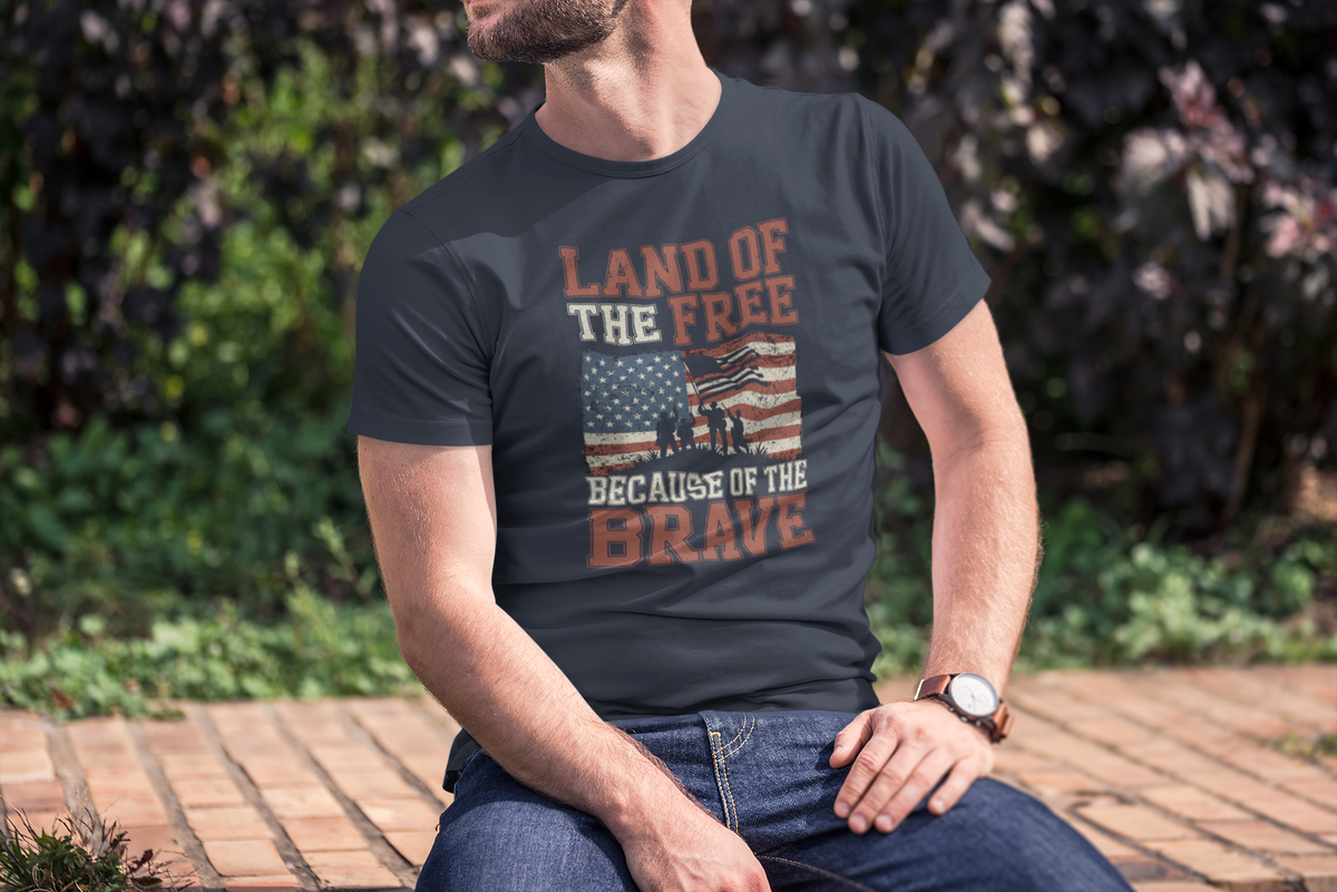 Land of the Free Because of the Brave T-Shirt