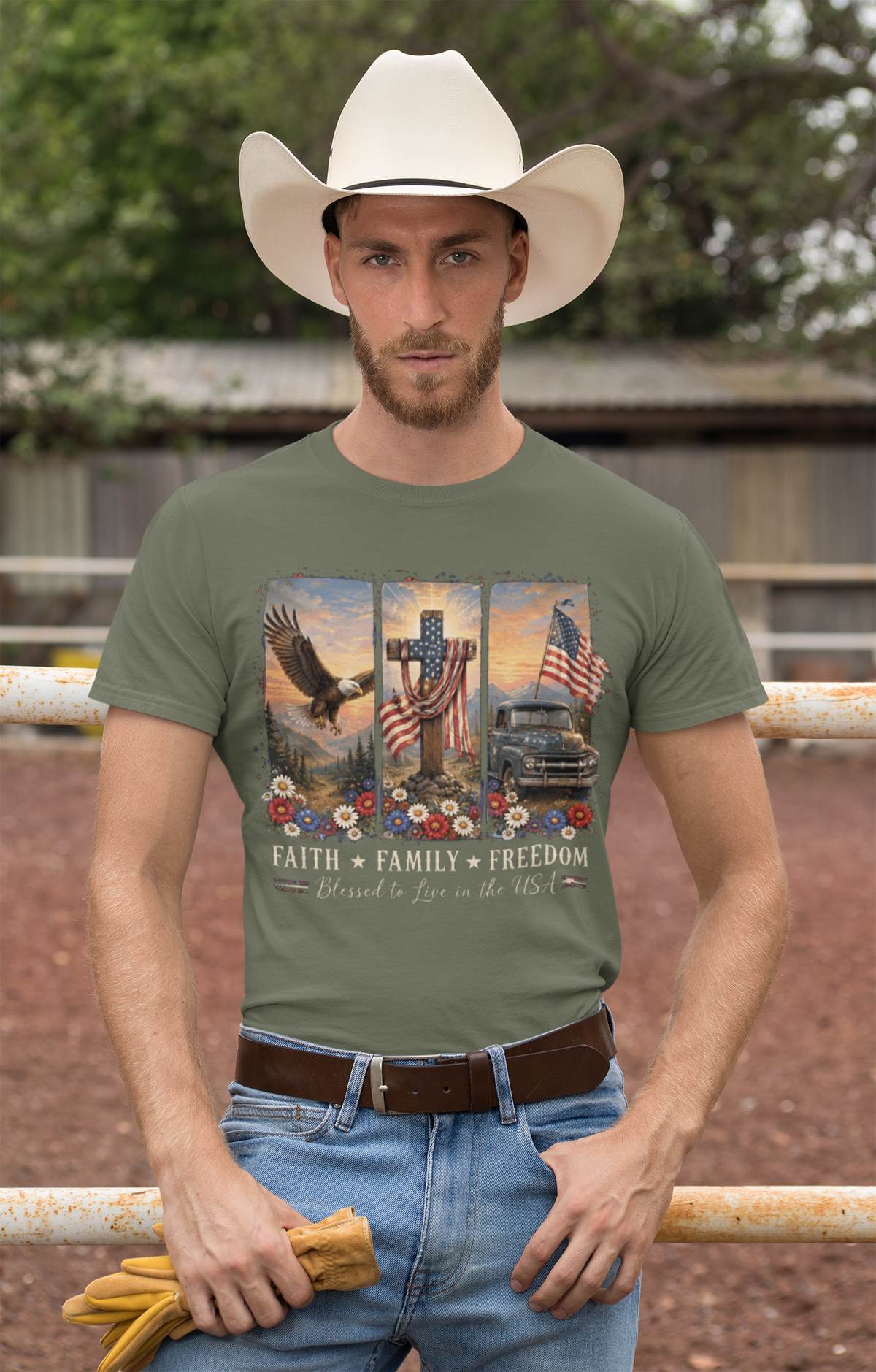 Faith Family Freedom T-Shirt