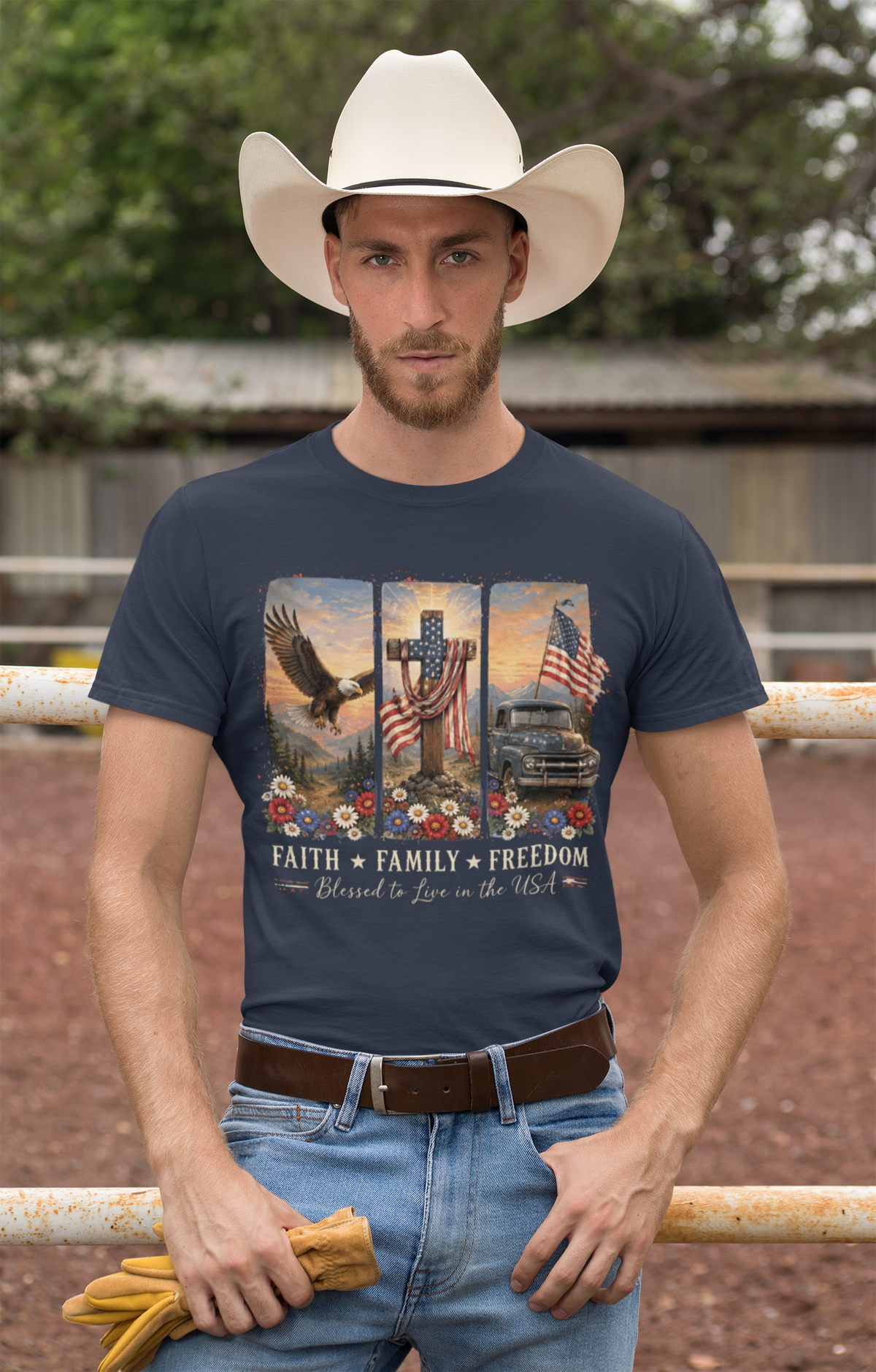 Faith Family Freedom T-Shirt