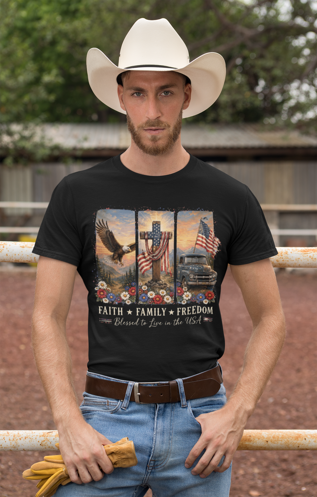 Faith Family Freedom T-Shirt