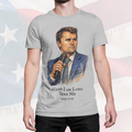 Here I Am Lord Send Me — Charlie Kirk Tribute Portrait Tee
