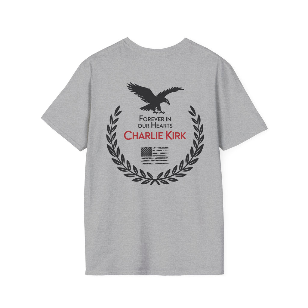 Charlie Kirk Freedom T-Shirt — Varsity Signature Tee