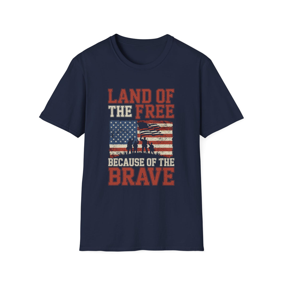 Land of the Free Because of the Brave T-Shirt