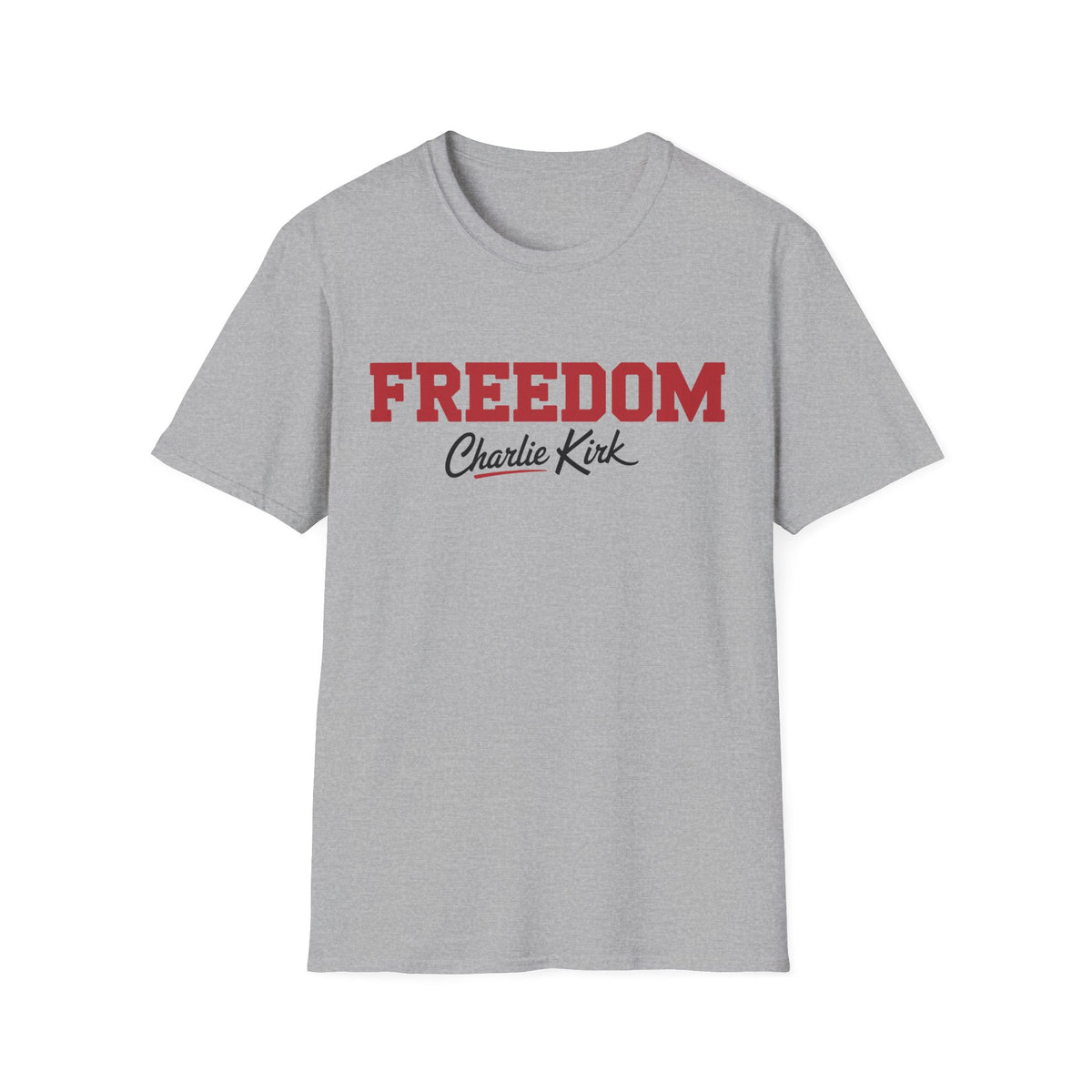 Charlie Kirk Freedom T-Shirt — Varsity Signature Tee