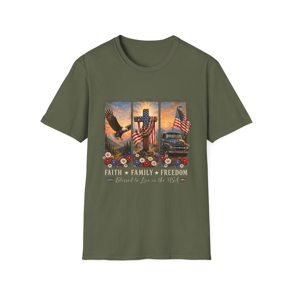 Faith Family Freedom T-Shirt