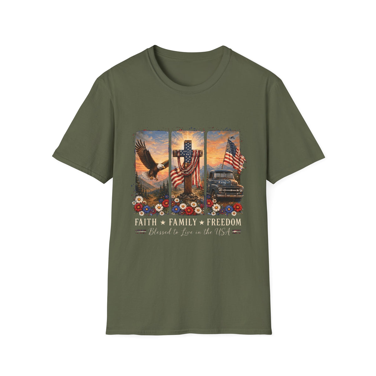 Faith Family Freedom T-Shirt