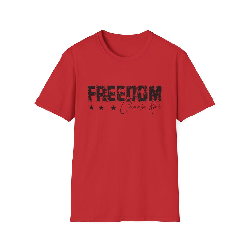 Freedom — Charlie Kirk Signature Memorial Tee