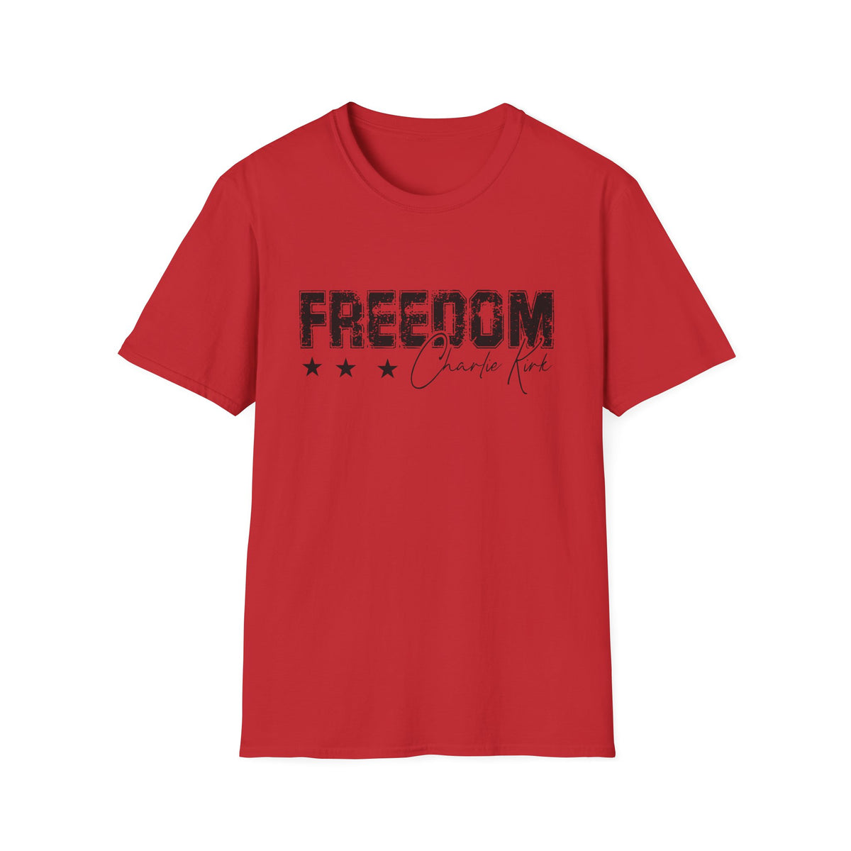 Freedom — Charlie Kirk Signature Memorial Tee