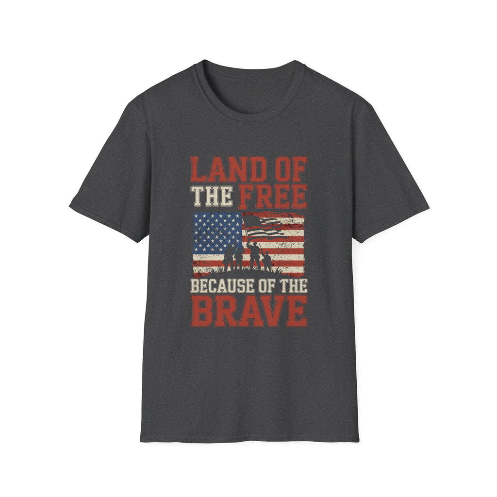 Land of the Free Because of the Brave T-Shirt