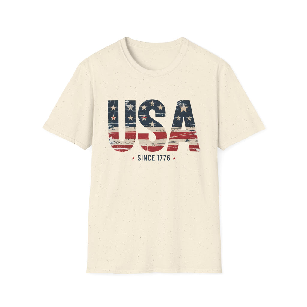 Vintage USA Flag T-Shirt — Since 1776