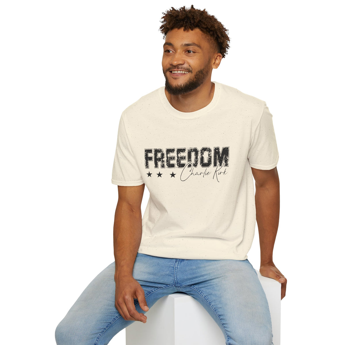 Freedom — Charlie Kirk Signature Memorial Tee